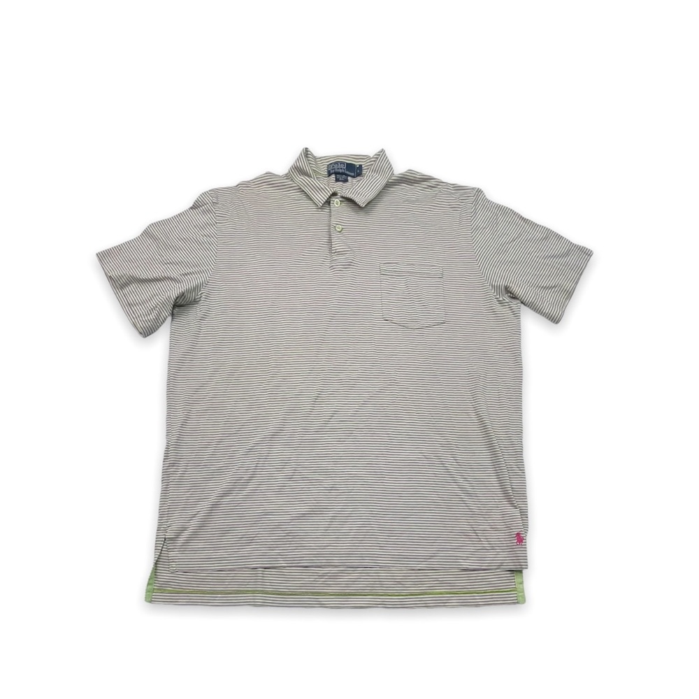 Polo Ralph Lauren Athletic striped pima cotton polo shirt